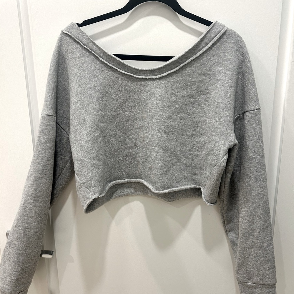 Alo cropped sweatshirt